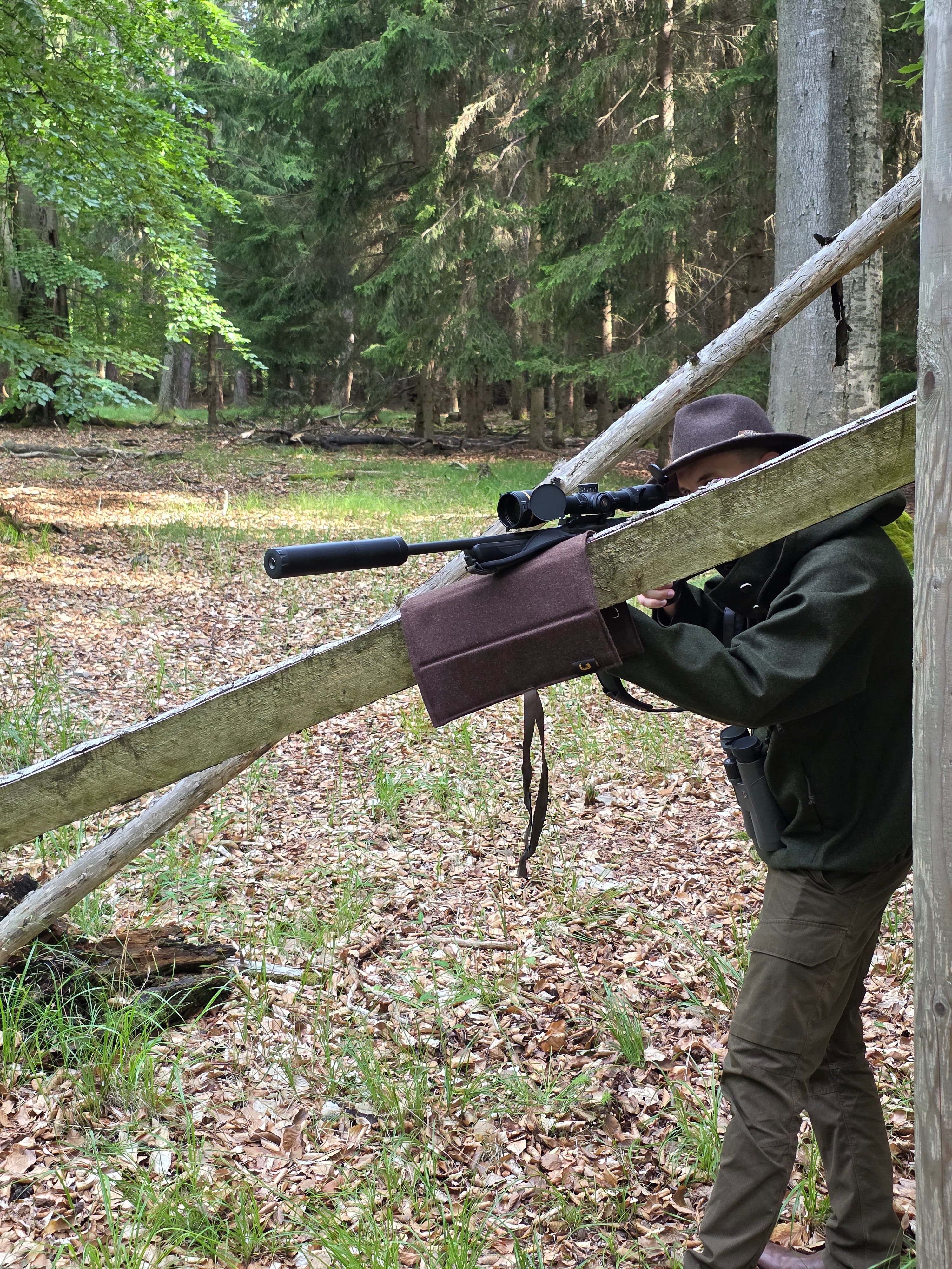 Jagdunterlage ''Richi'' 3-in-1 aus Loden und Filz