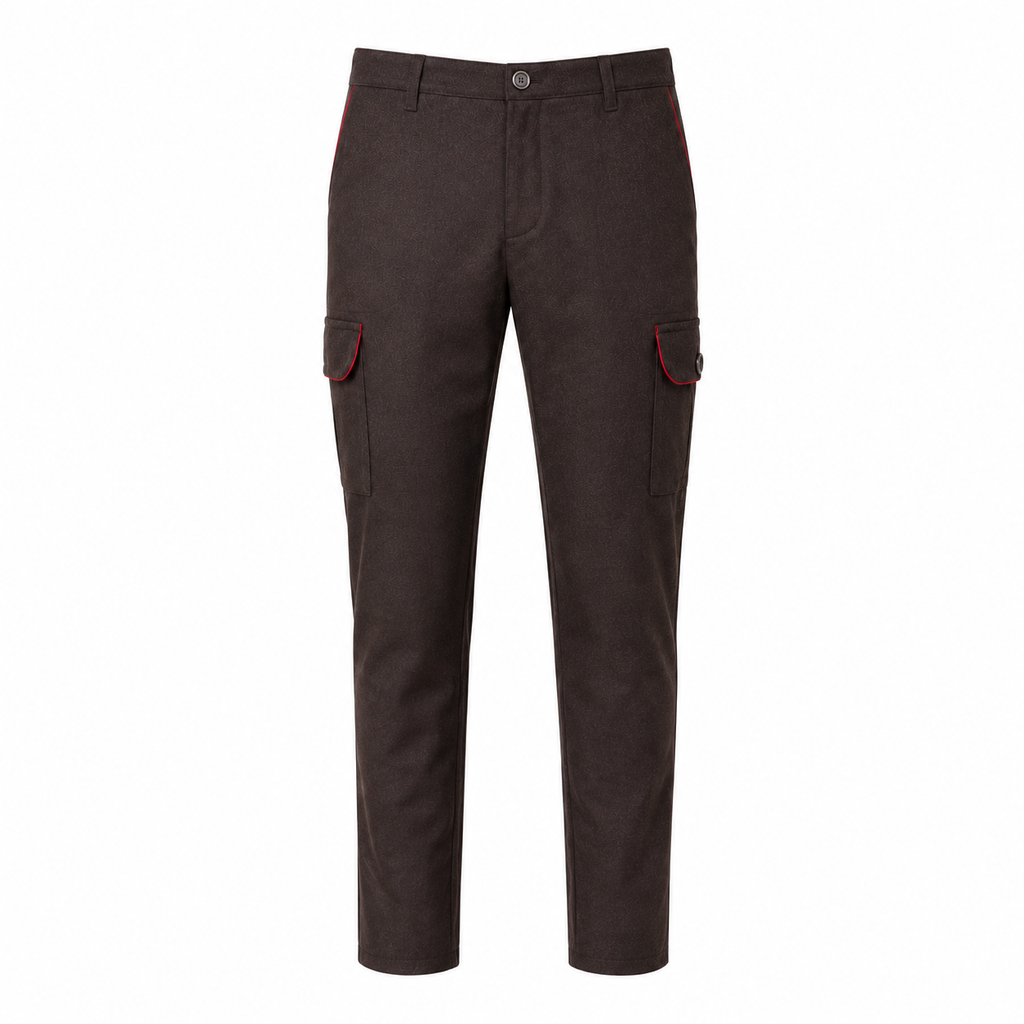 Loden Trousers “Forst” – Red Piping