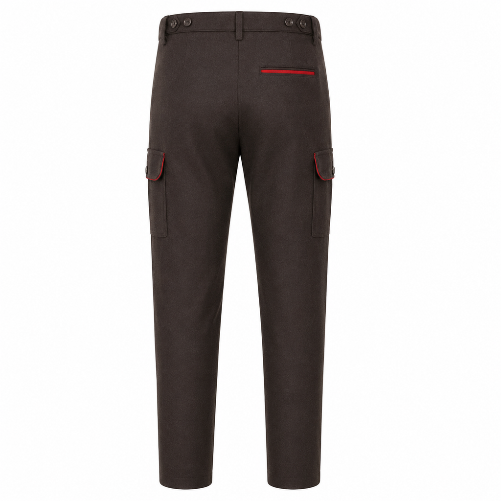 Loden Trousers “Forst” – Red Piping