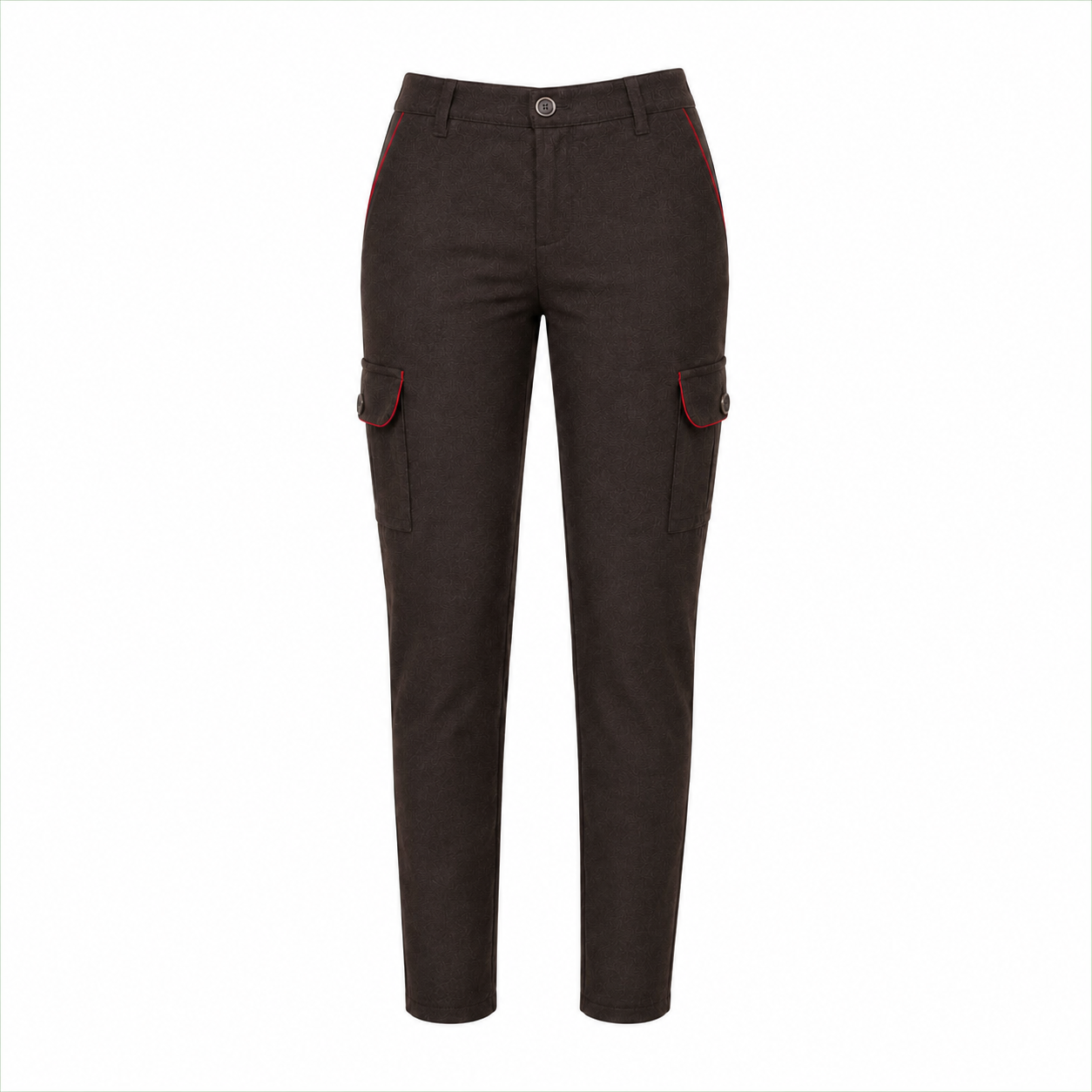 Loden Women's Trousers “Forst” – Red Piping
