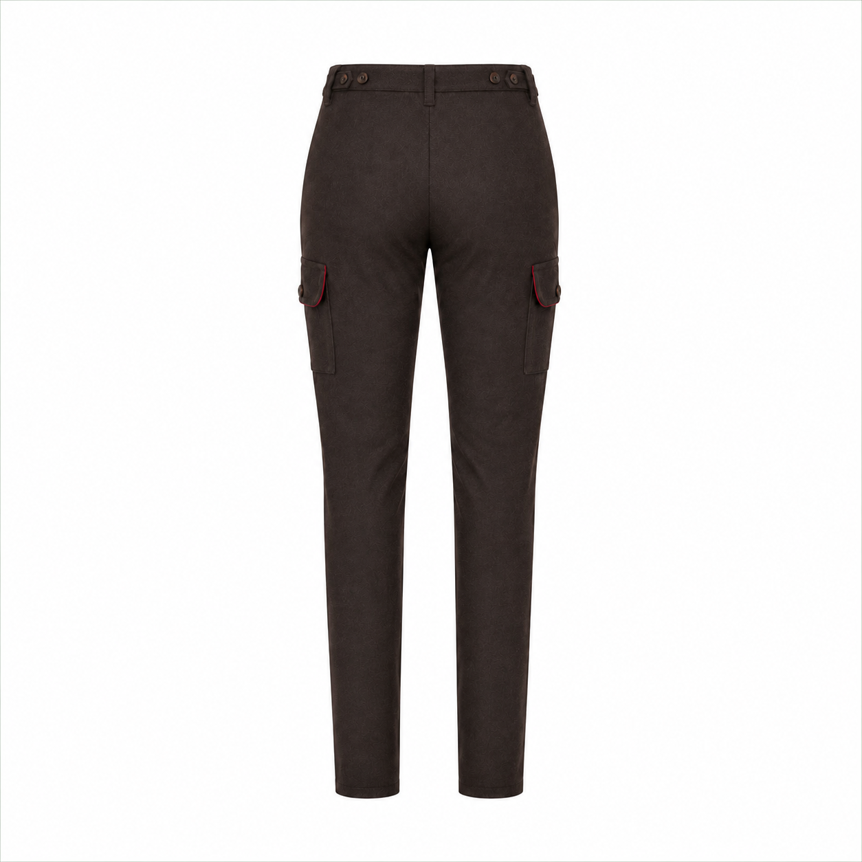 Loden Women's Trousers “Forst” – Red Piping