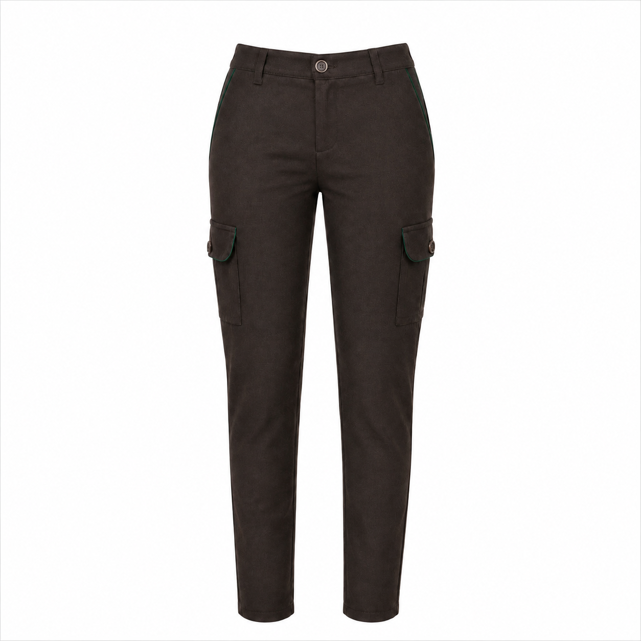 Loden Women's Trousers “Forst” – Green Piping