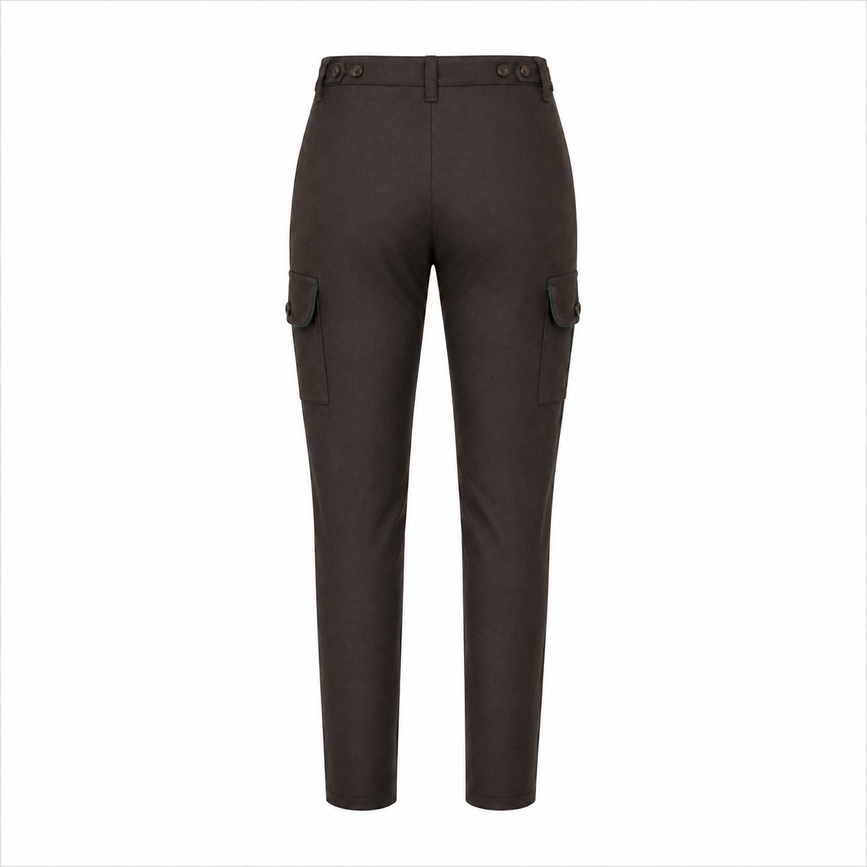 Loden Women's Trousers “Forst” – Green Piping