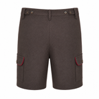 Ranger Shorts (Brown + Red piping)
