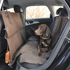 Combined car trunk organizer with rear seat protection